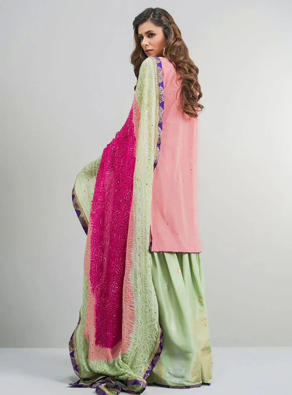 Zainab Chottani | Semi Formals | PASTEL FANCY - Aqsa Fabrics