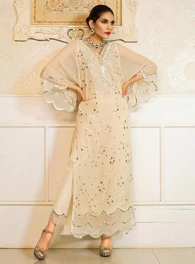Zainab Chottani | The Kaftan Edit | Crystal Daisy - Aqsa Fabrics