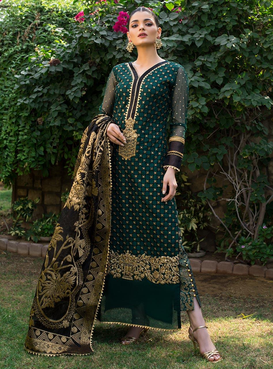 Zainab Chottani | Semi Formals | ZEVAR - Aqsa Fabrics