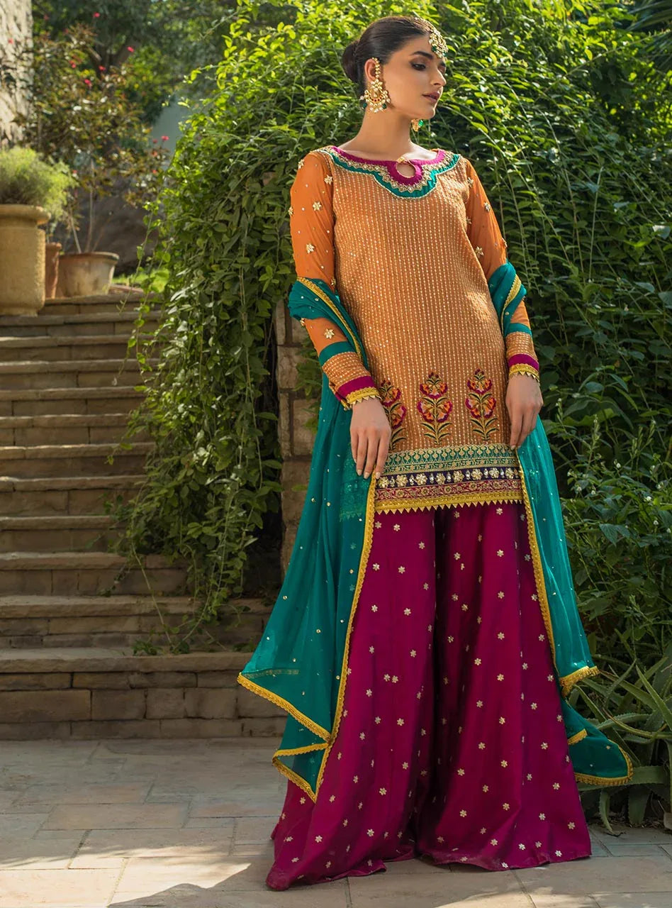 Zainab Chottani | Semi Formals | NOORA - Aqsa Fabrics