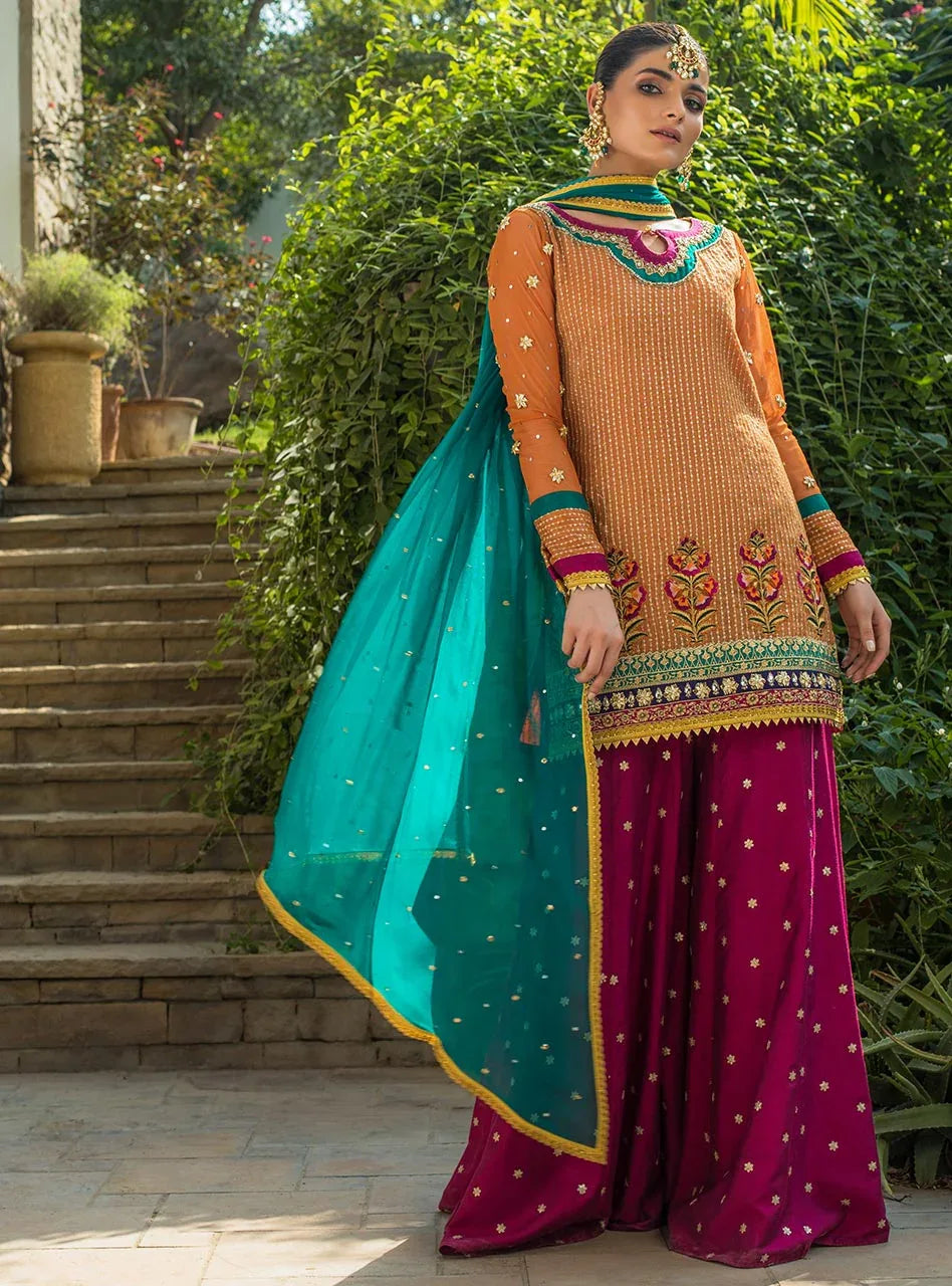 Zainab Chottani | Semi Formals | NOORA - Aqsa Fabrics