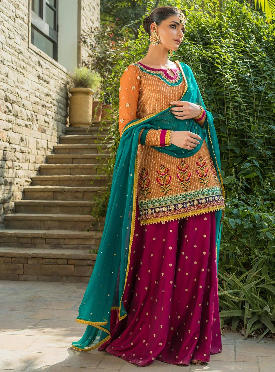 Zainab Chottani | Semi Formals | NOORA - Aqsa Fabrics