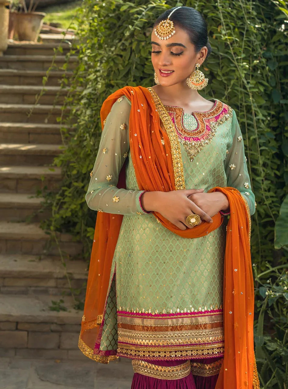 Zainab Chottani | Semi Formals | MEHAK - Aqsa Fabrics