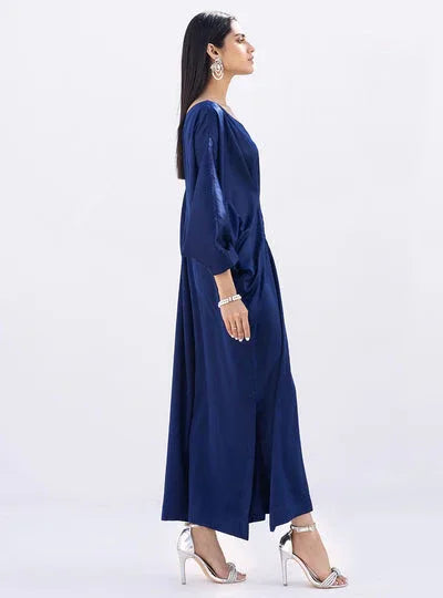 Zainab Chottani | The Kaftan Edit | Blue Topaz - Aqsa Fabrics