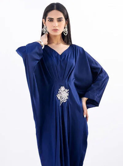 Zainab Chottani | The Kaftan Edit | Blue Topaz - Aqsa Fabrics
