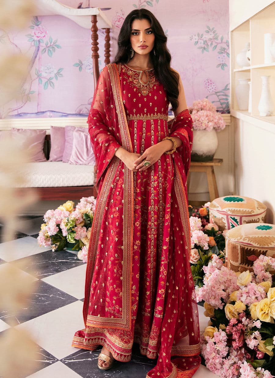 Farah Talib Aziz | Mayna Festive Luxe | FAREEMAN - Aqsa Fabrics