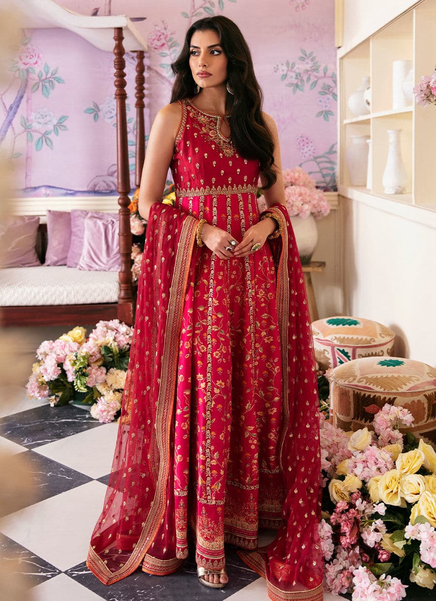 Farah Talib Aziz | Mayna Festive Luxe | FAREEMAN - Aqsa Fabrics