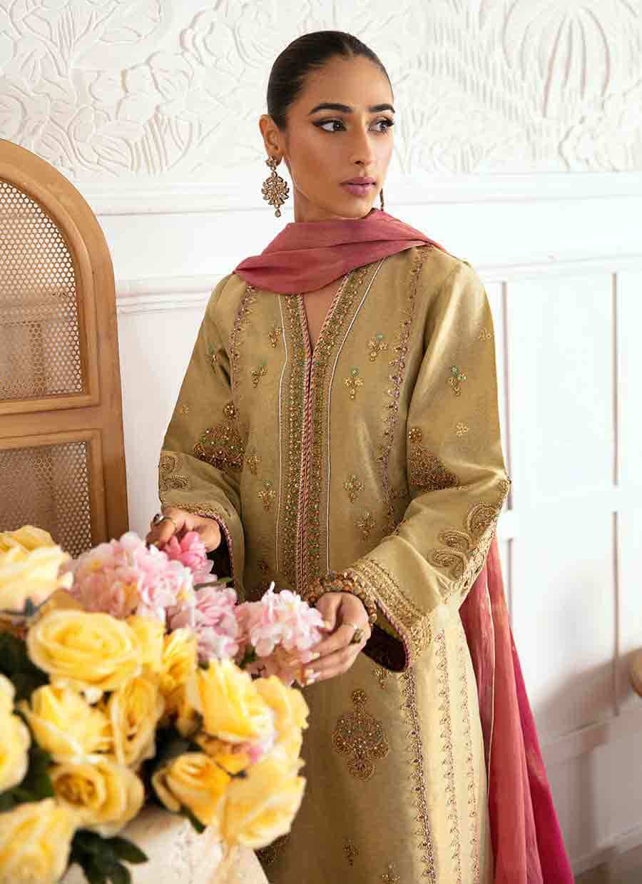 Farah Talib Aziz | Mayna Festive Luxe | HALA - Aqsa Fabrics