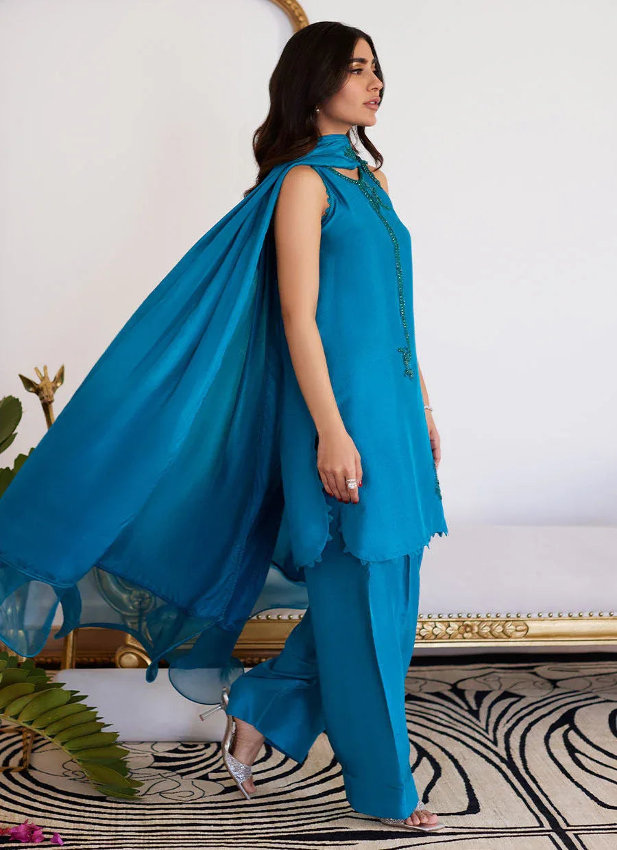 Farah Talib Aziz | Luna Eid Collection 24 | LILOU - Aqsa Fabrics