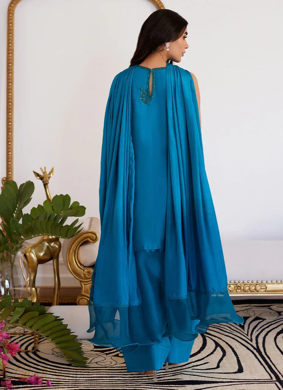 Farah Talib Aziz | Luna Eid Collection 24 | LILOU - Aqsa Fabrics