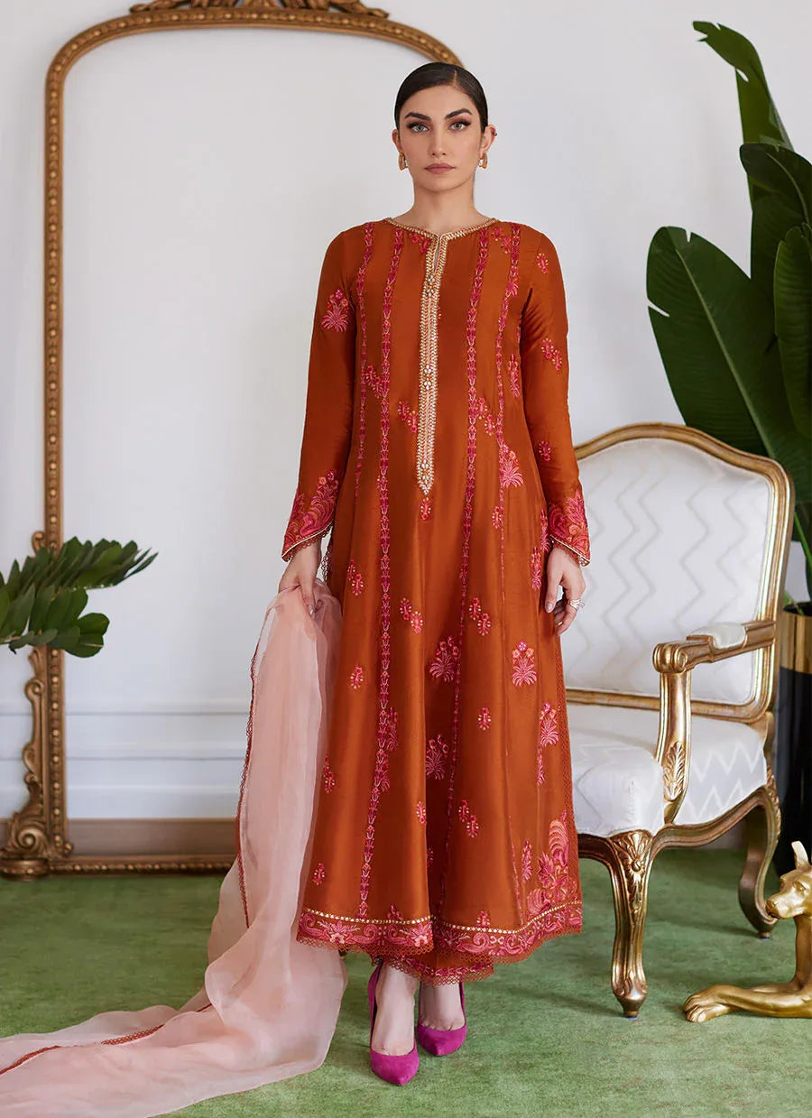 Farah Talib Aziz | Luna Eid Collection 24 | SENEERA - Aqsa Fabrics