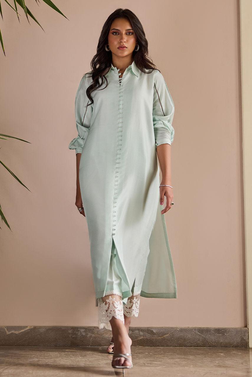 Deepak Perwani | Nazia Eid Edit 26 | Mint Glaze