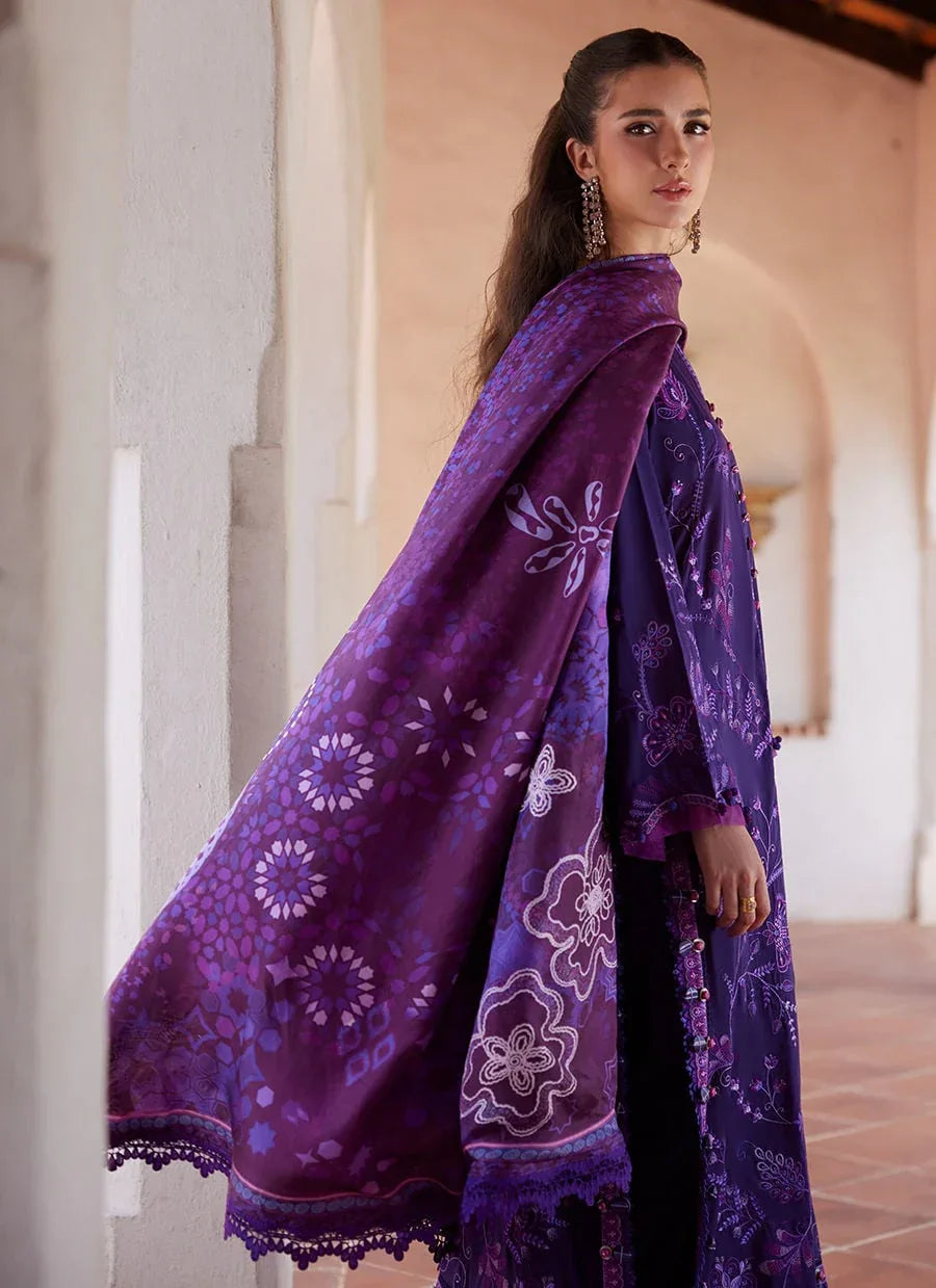 Farah Talib Aziz | Luxury Lawn 26 | Vicenta Violet