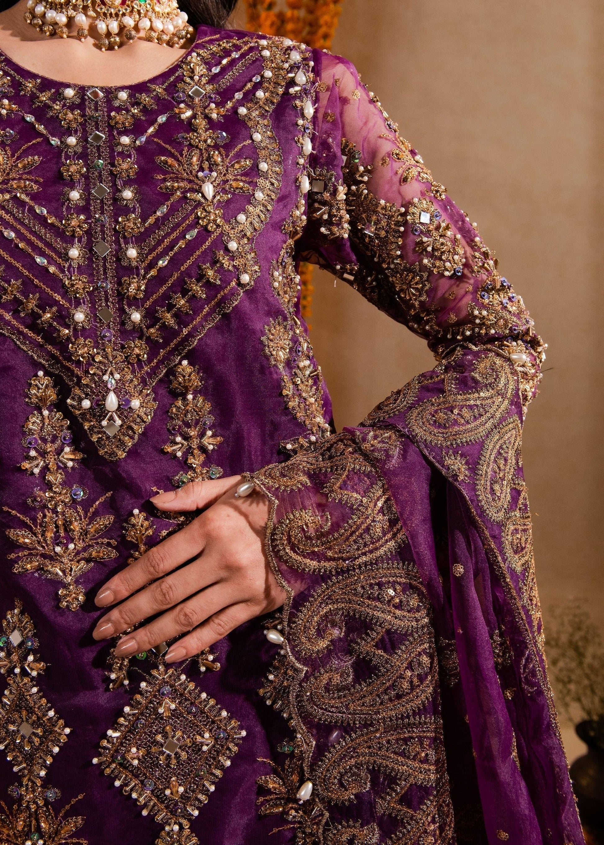 Maria Osama Khan | Sajni Wedding Festive | Yashfa - Aqsa Fabrics