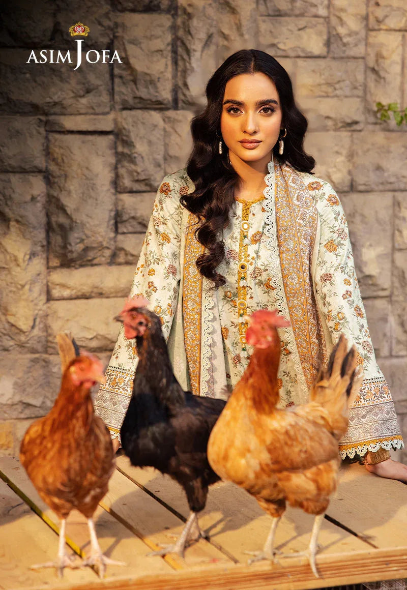 Asim Jofa | Prints Drop 2 |AJUBJ-52 - Aqsa Fabrics