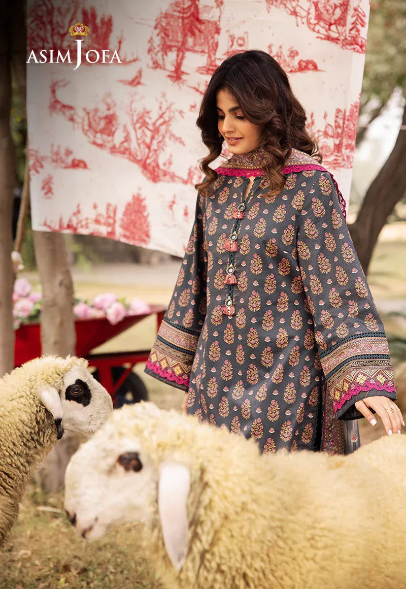 Asim Jofa | Prints Drop 2 | AJUBJ-49 - Aqsa Fabrics