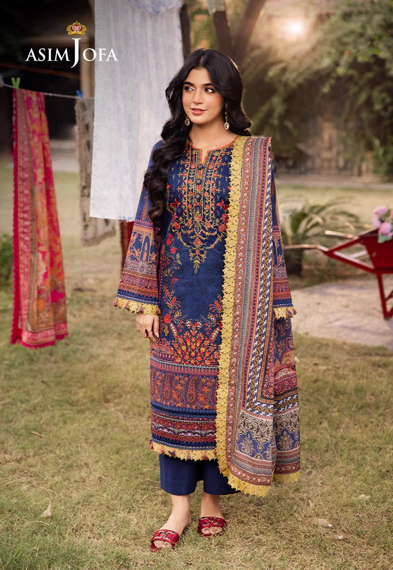 Asim Jofa | Prints Drop 2 | AJUBJ-08 - Aqsa Fabrics