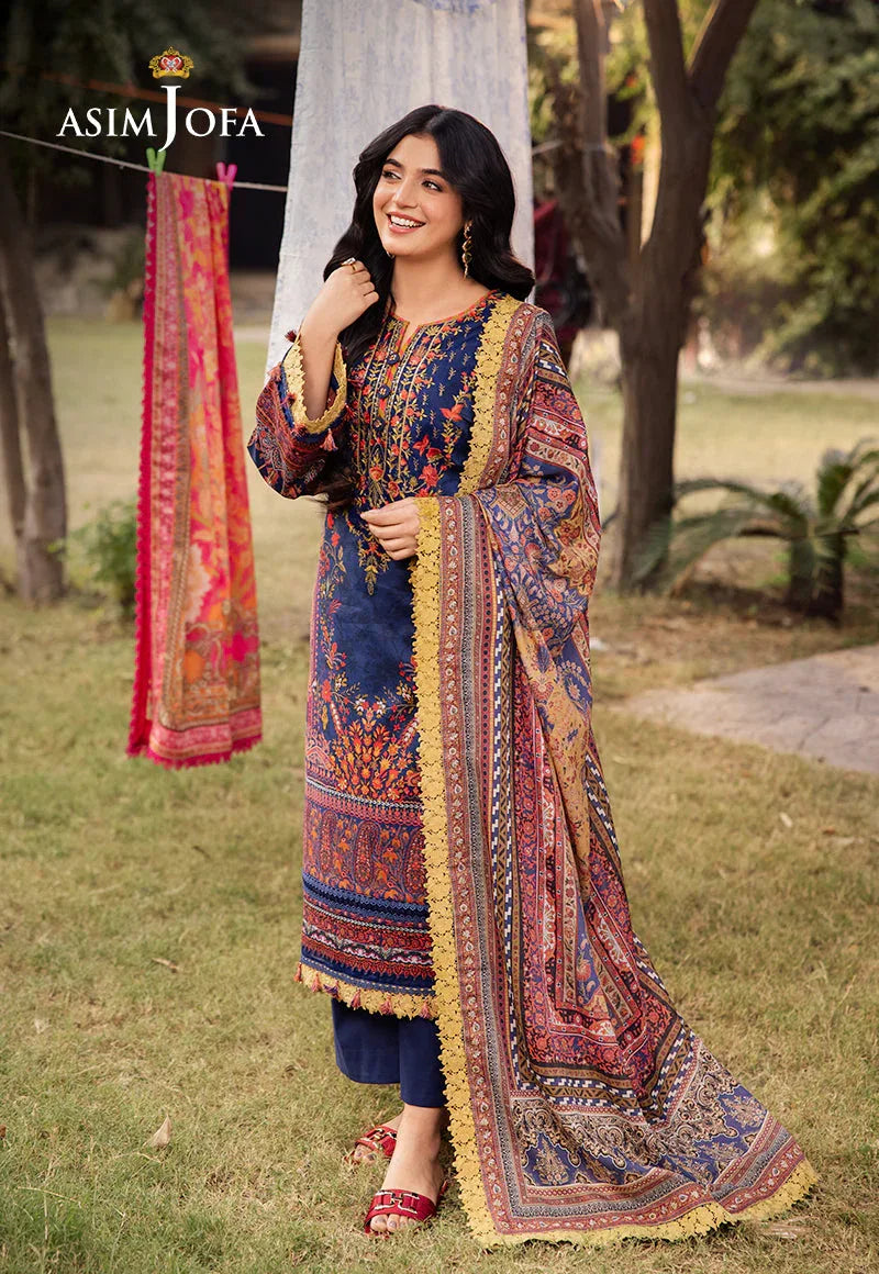 Asim Jofa | Prints Drop 2 | AJUBJ-08 - Aqsa Fabrics