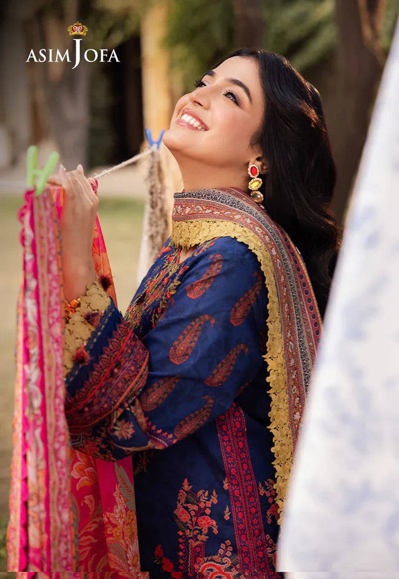 Asim Jofa | Prints Drop 2 | AJUBJ-08 - Aqsa Fabrics