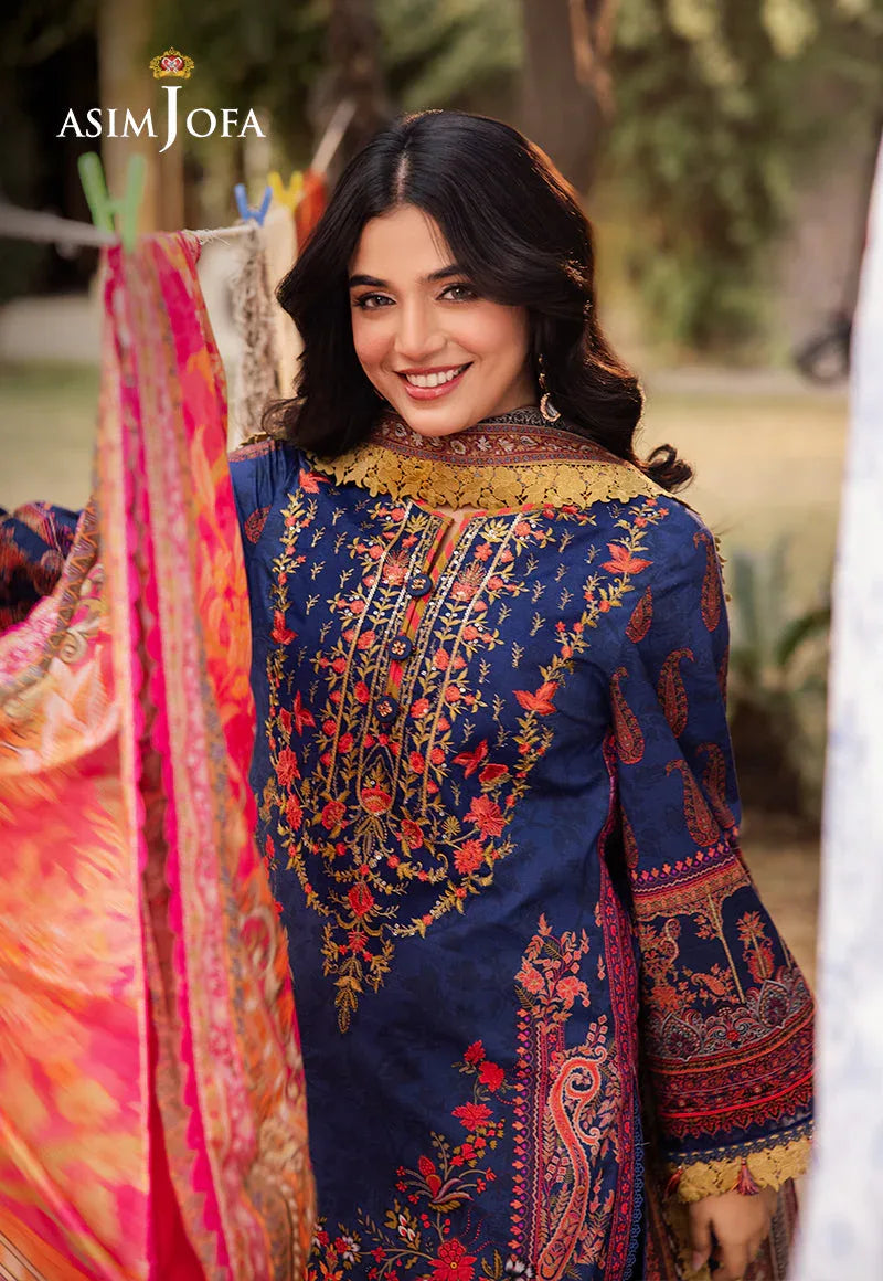 Asim Jofa | Prints Drop 2 | AJUBJ-08 - Aqsa Fabrics