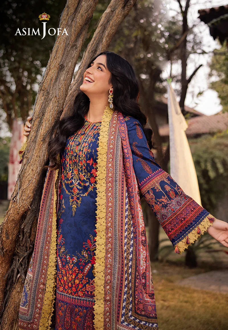 Asim Jofa | Prints Drop 2 | AJUBJ-08 - Aqsa Fabrics