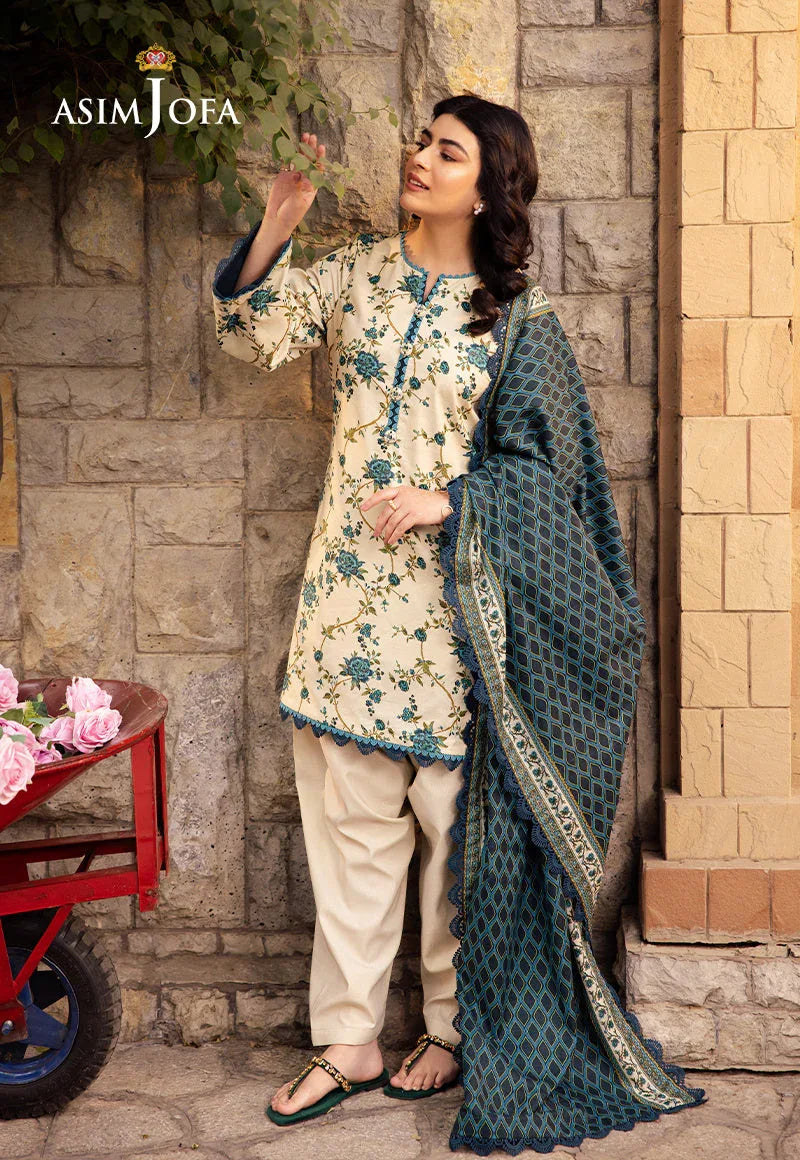 Asim Jofa | Prints Drop 2 | AJUBJ-34 - Aqsa Fabrics