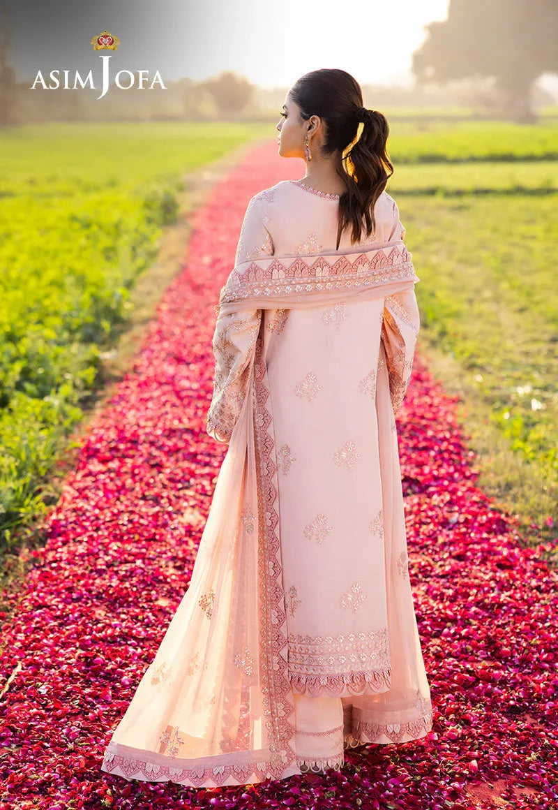 Asim Jofa | Luxury Lawn 25 | AJELL-15 - Aqsa Fabrics