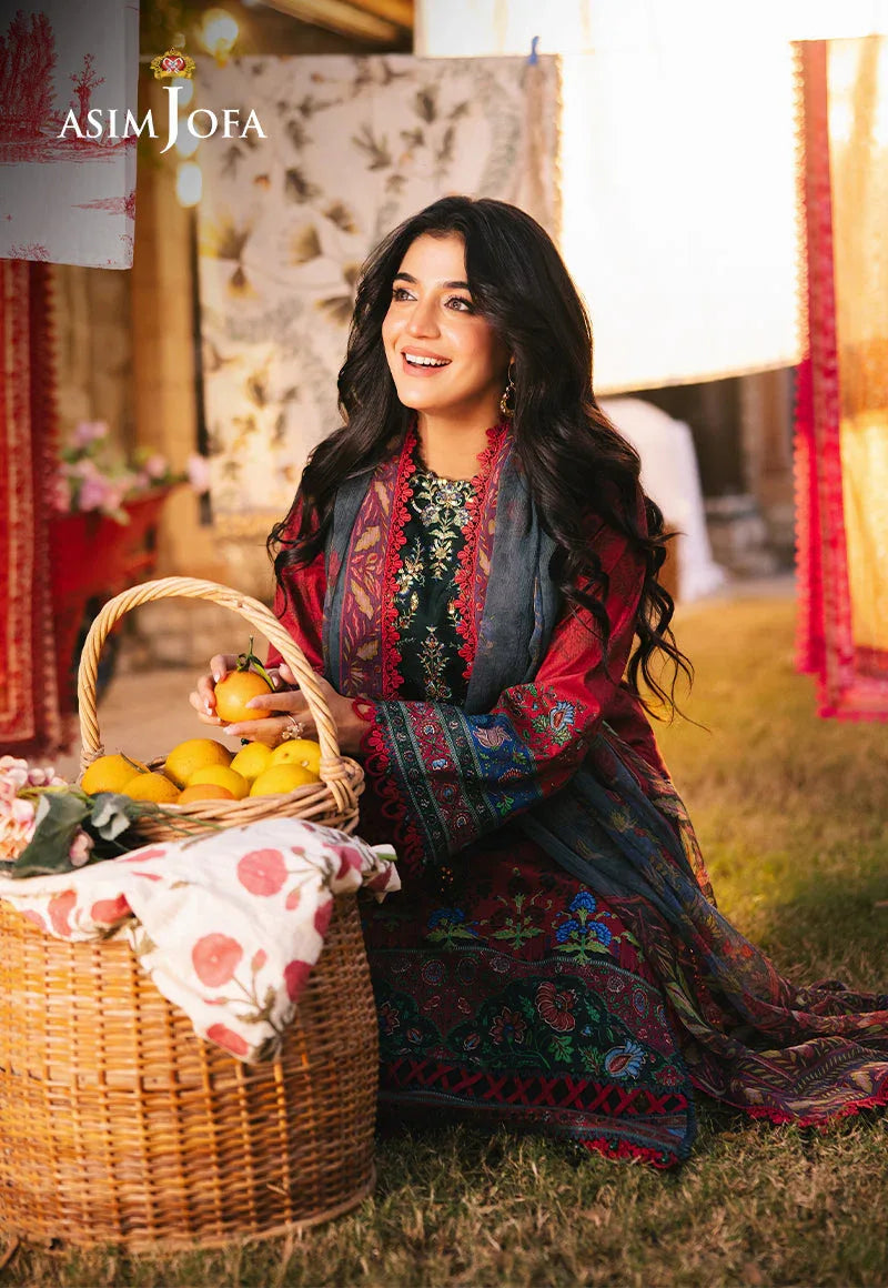 Asim Jofa | Prints Drop 2 | AJUBJ-06 - Aqsa Fabrics