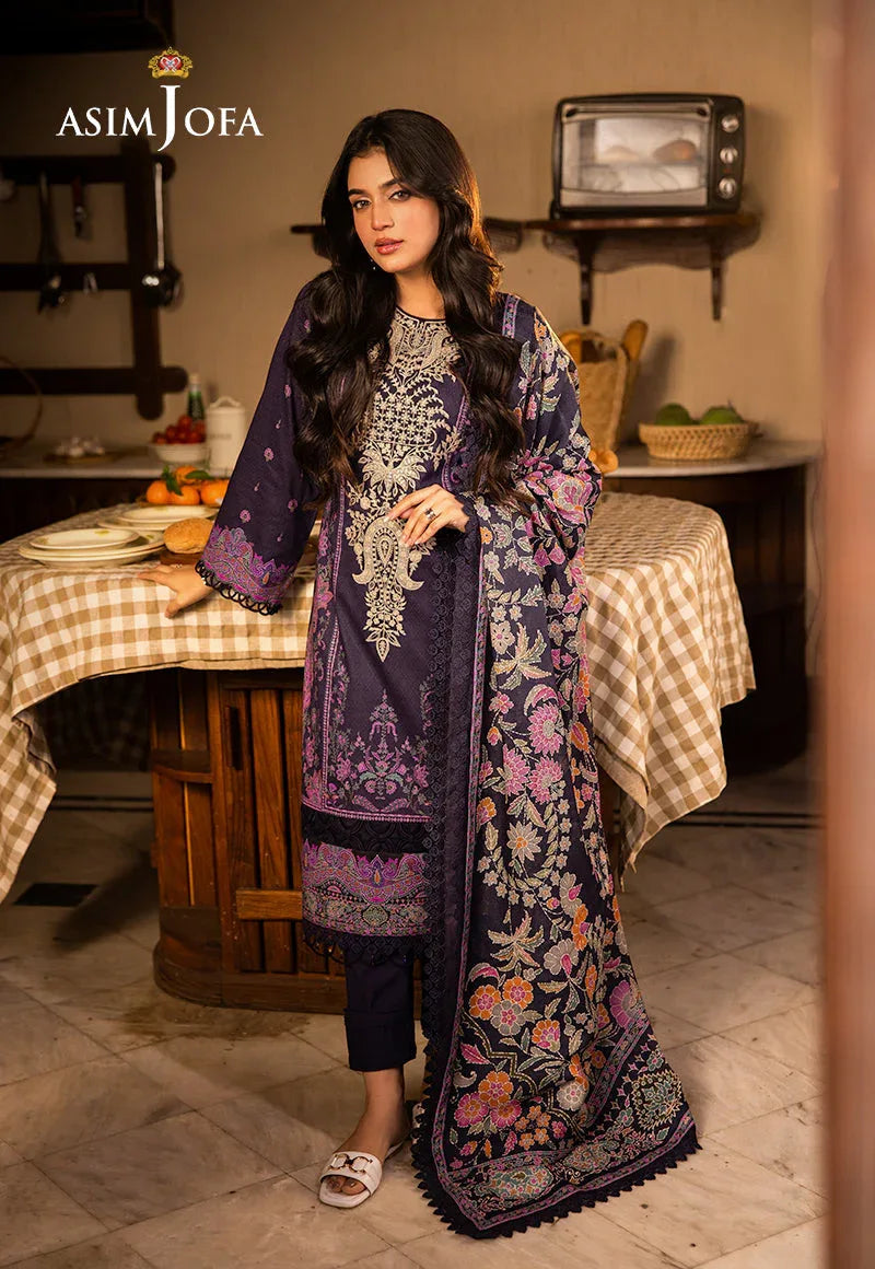 Asim Jofa | Prints Drop 2 | AJUBJ-07 - Aqsa Fabrics