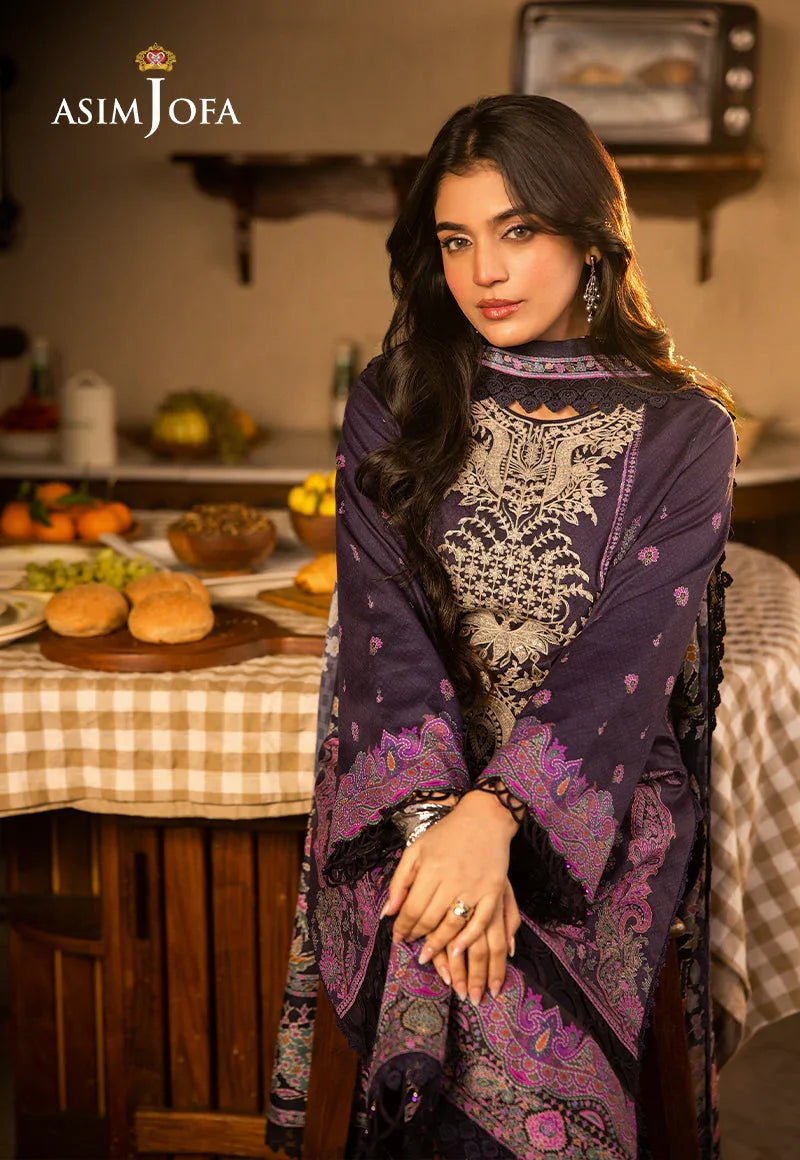 Asim Jofa | Prints Drop 2 | AJUBJ-07 - Aqsa Fabrics