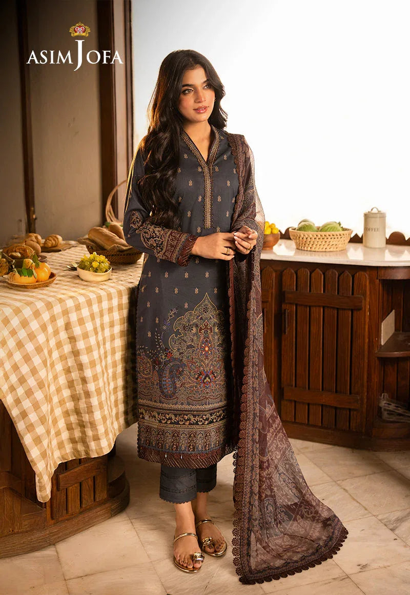 Asim Jofa | Prints Drop 2 | AJUBJ-04 - Aqsa Fabrics