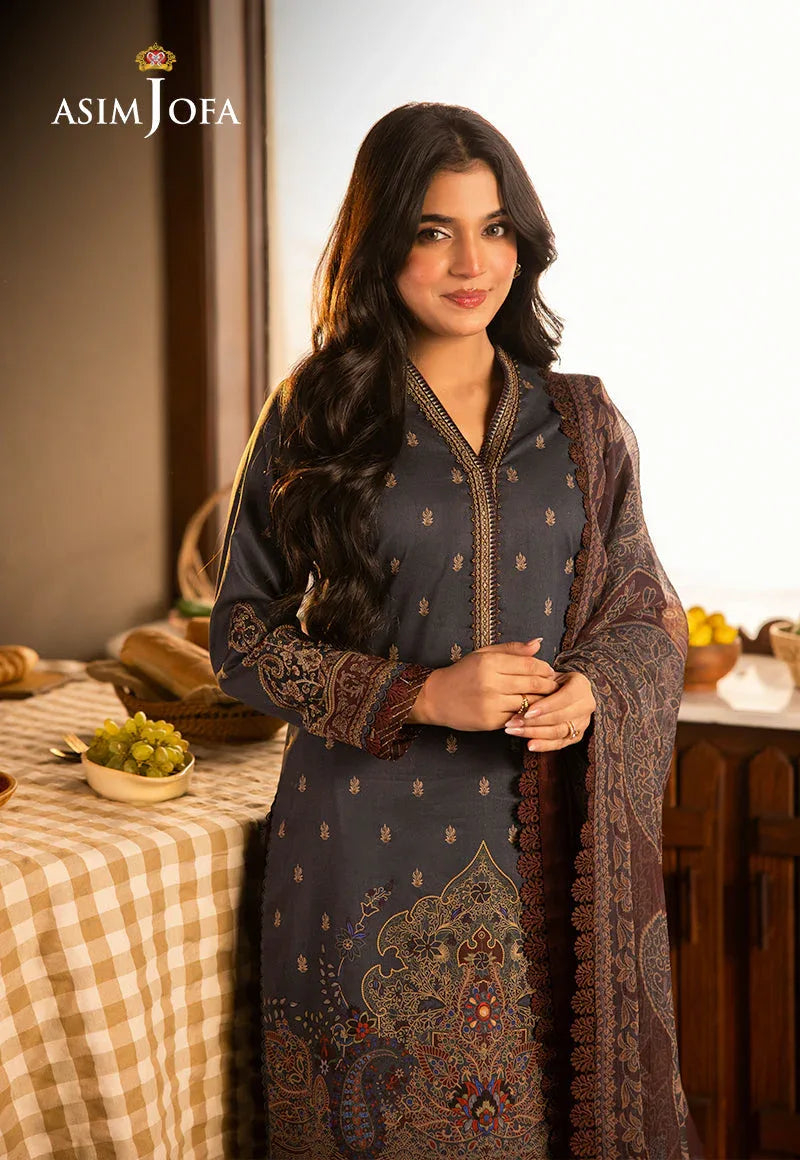 Asim Jofa | Prints Drop 2 | AJUBJ-04 - Aqsa Fabrics