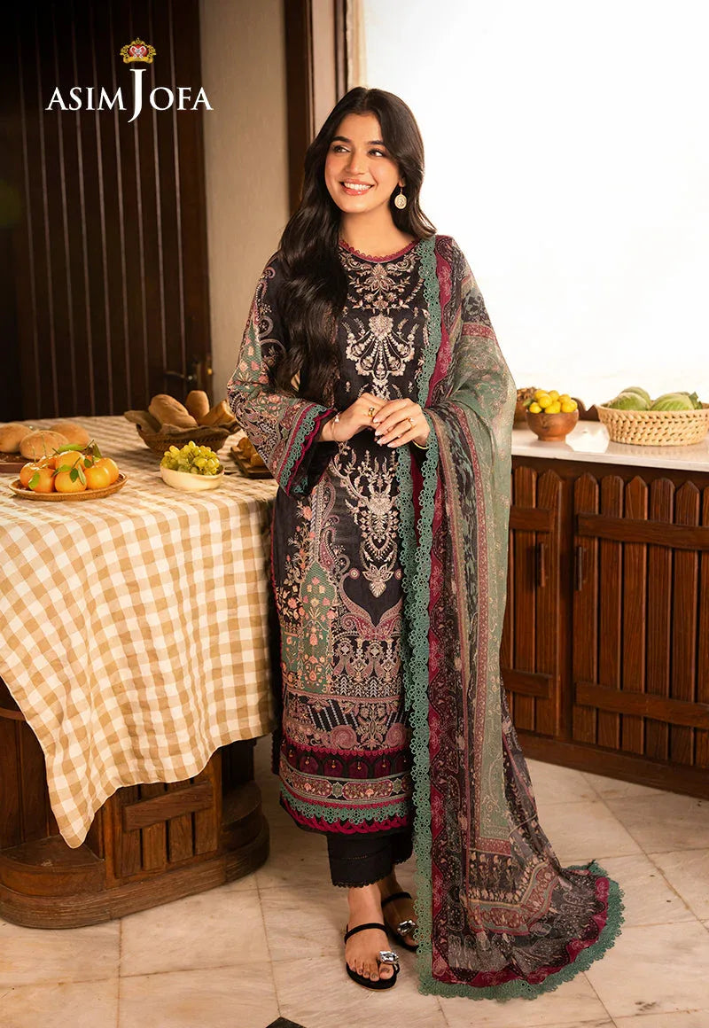 Asim Jofa | Prints Drop 2 | AJUBJ-03 - Aqsa Fabrics