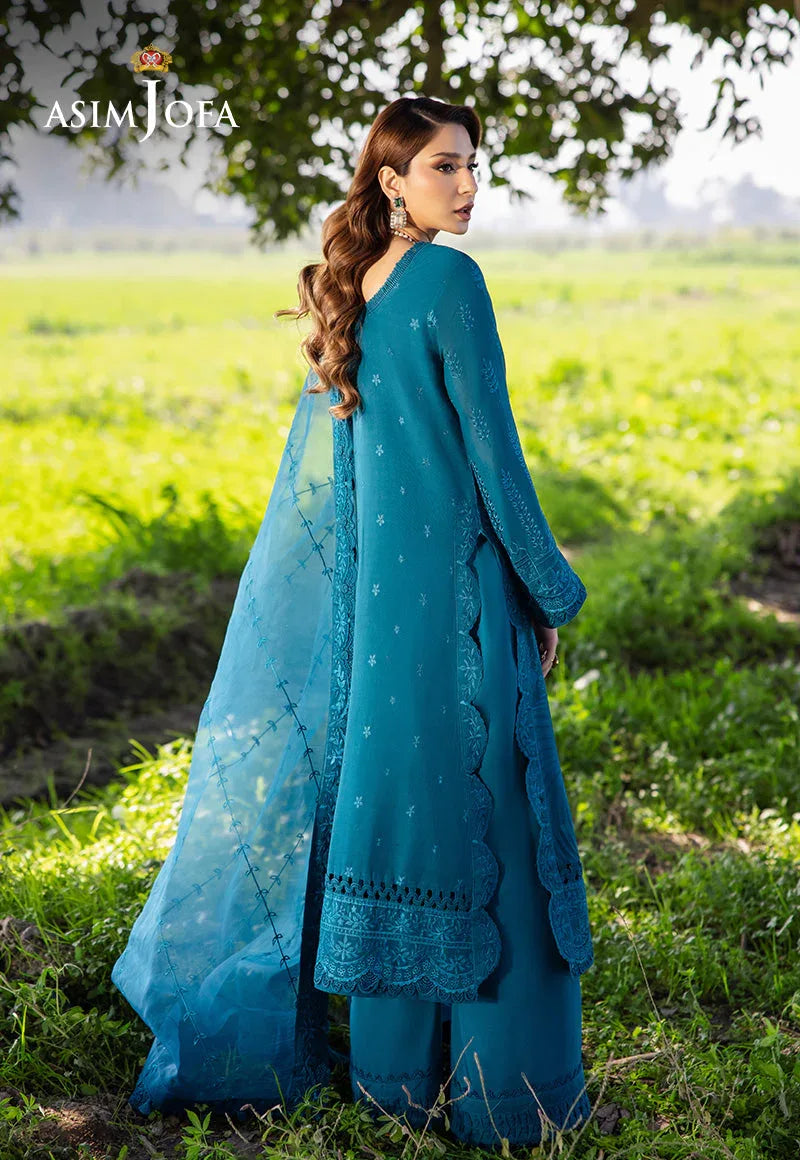 Asim Jofa | Luxury Lawn 25 | AJELL-17 - Aqsa Fabrics