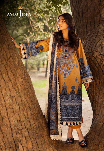 Asim Jofa | Prints Drop 2 | AJUBJ-10 - Aqsa Fabrics
