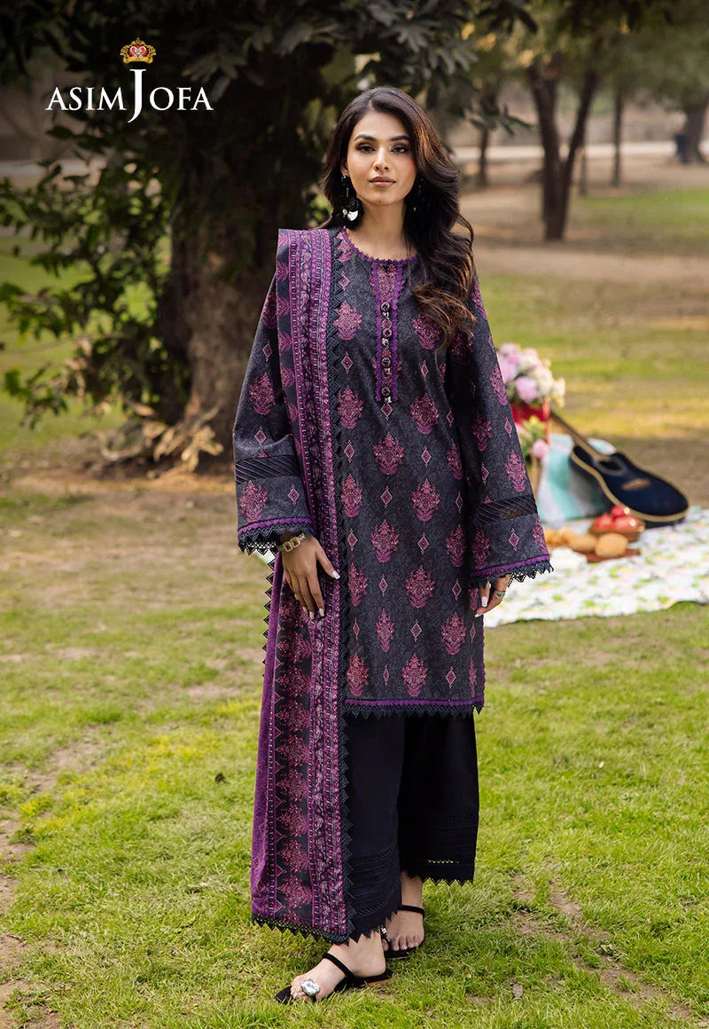 Asim Jofa | Prints Drop 2 | AJUBJ-24 - Aqsa Fabrics