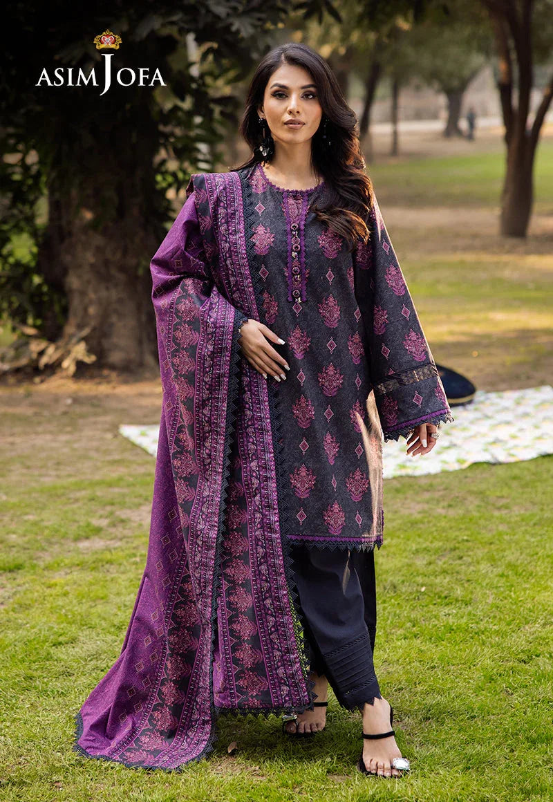 Asim Jofa | Prints Drop 2 | AJUBJ-24 - Aqsa Fabrics