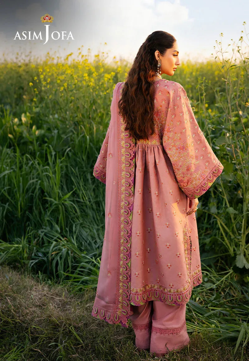 Asim Jofa | Luxury Lawn 25 | AJELL-16 - Aqsa Fabrics