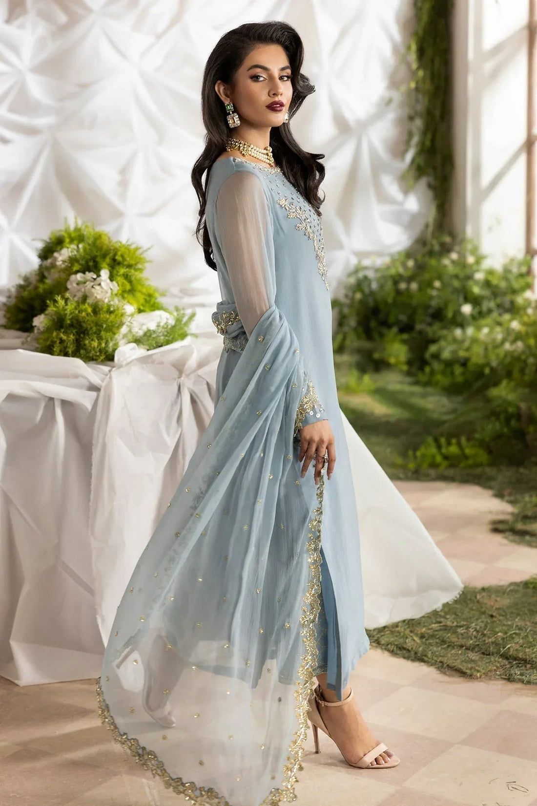 Charizma | Fumee Luxury Chiffon | CMA-5-100 - Aqsa Fabrics