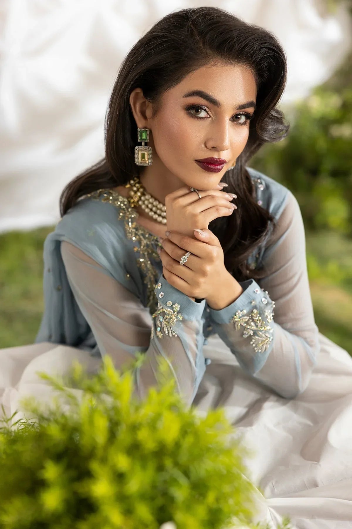Charizma | Fumee Luxury Chiffon | CMA-5-100 - Aqsa Fabrics