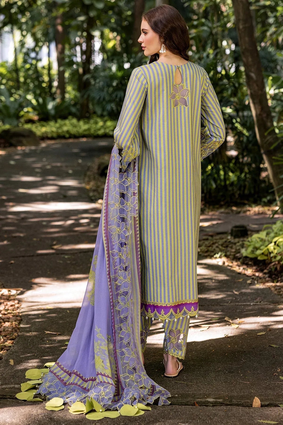 Charizma | Naranji Lawn | CN5-02 - Aqsa Fabrics