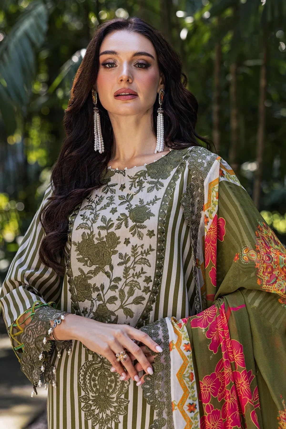 Charizma | Naranji Lawn | CN5-07 - Aqsa Fabrics