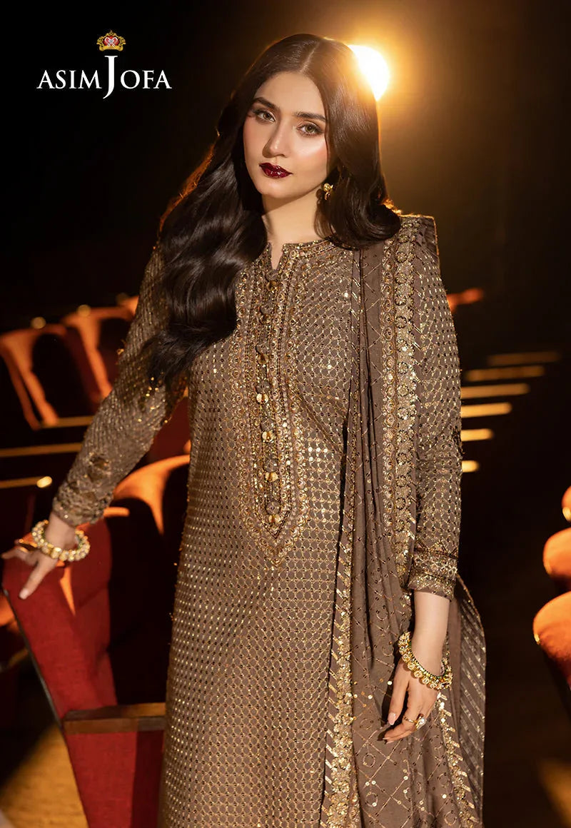 Asim Jofa | Luxury Festive Rejoice | AJLFF-08 - Aqsa Fabrics