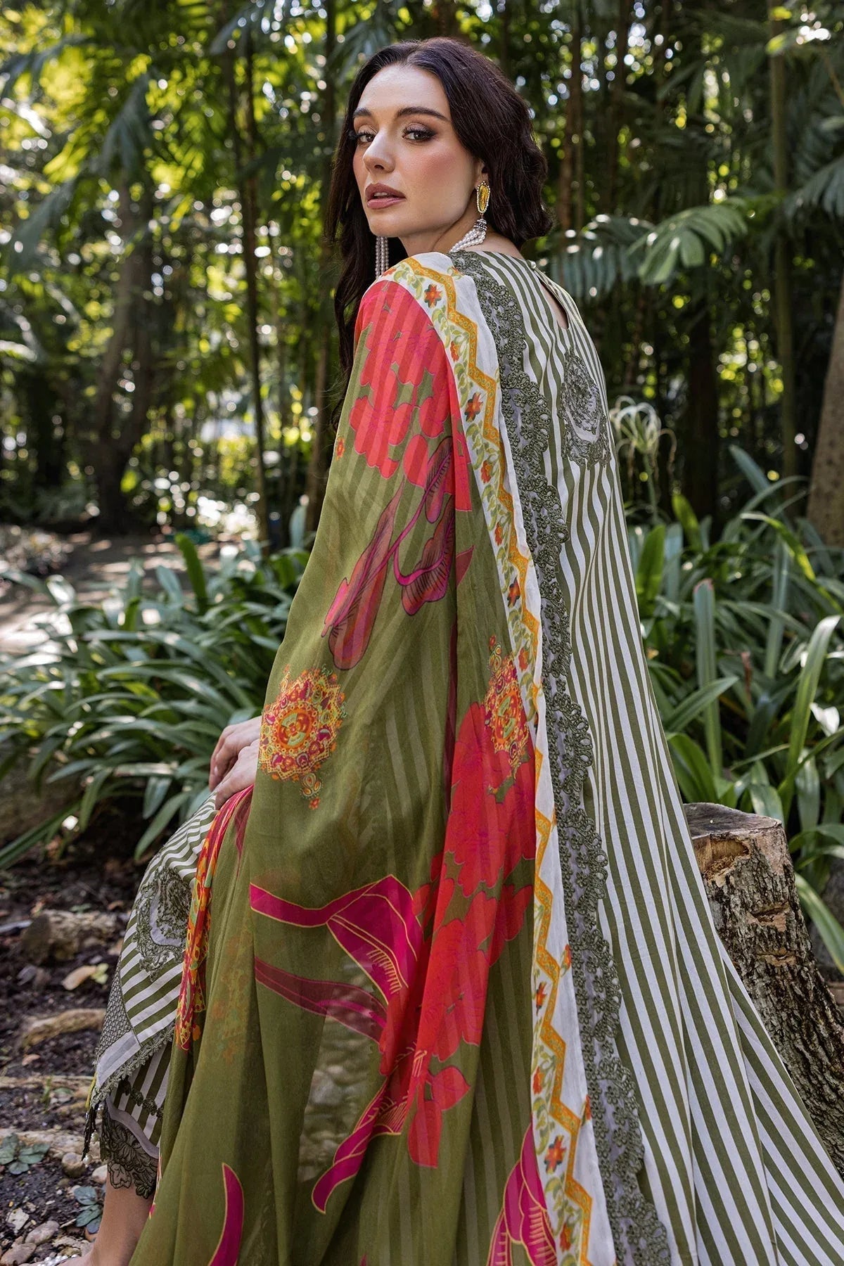 Charizma | Naranji Lawn | CN5-07 - Aqsa Fabrics
