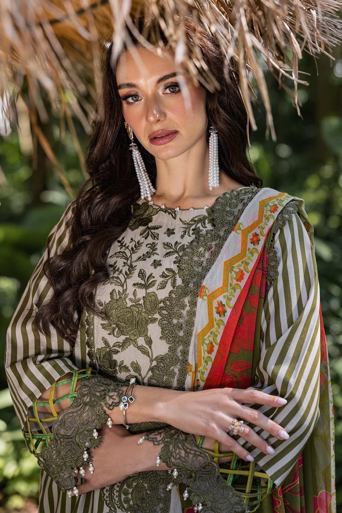 Charizma | Naranji Lawn | CN5-07 - Aqsa Fabrics