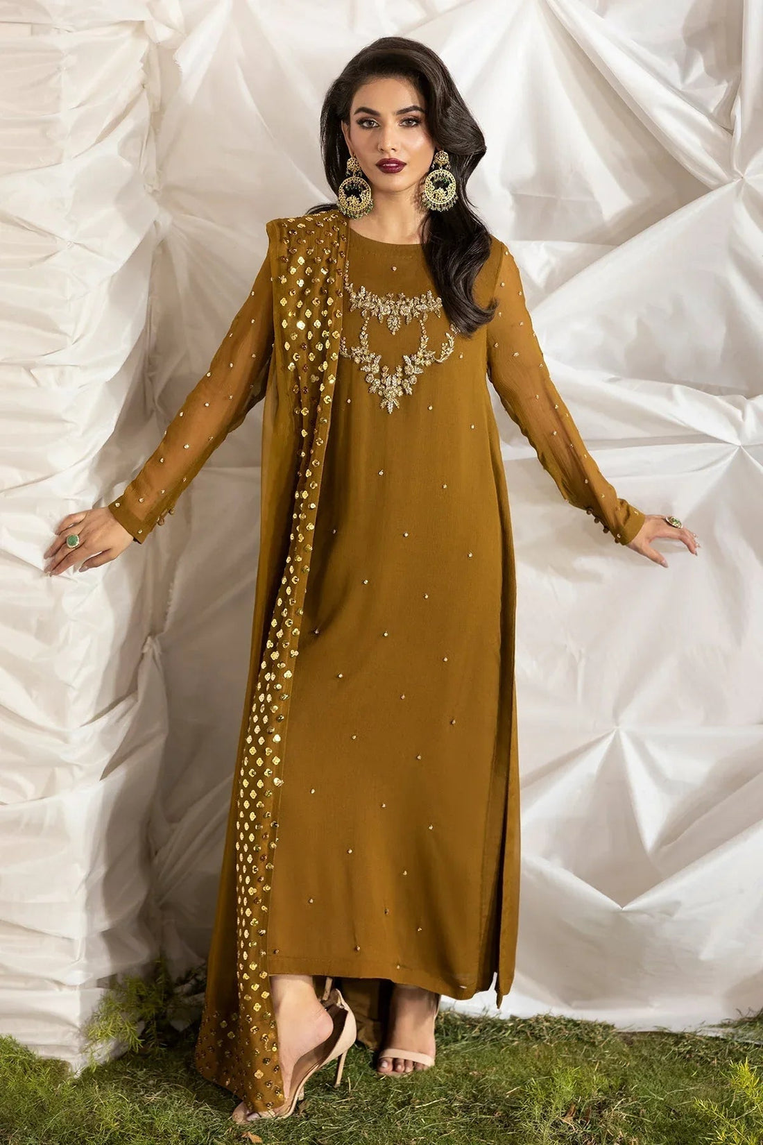 Charizma | Fumee Luxury Chiffon | CMA-5-046A - Aqsa Fabrics