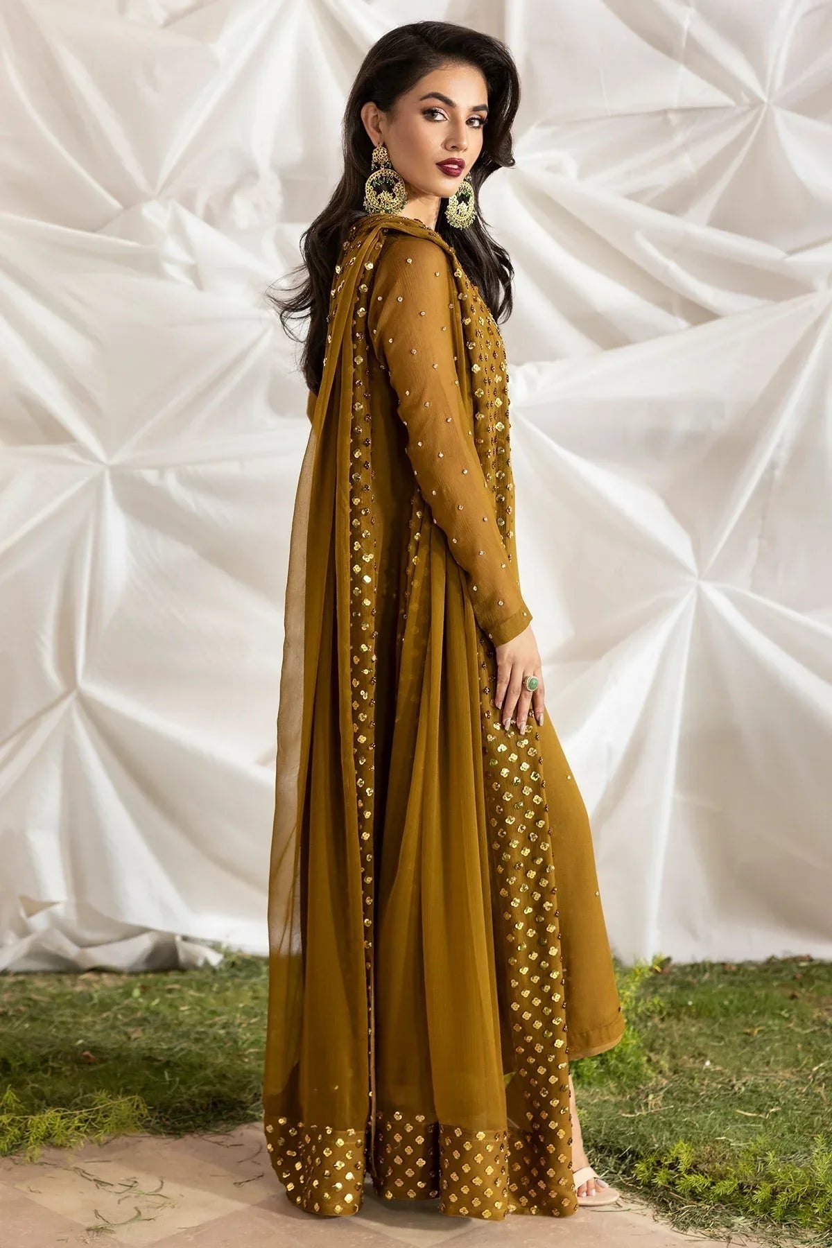 Charizma | Fumee Luxury Chiffon | CMA-5-046A - Aqsa Fabrics