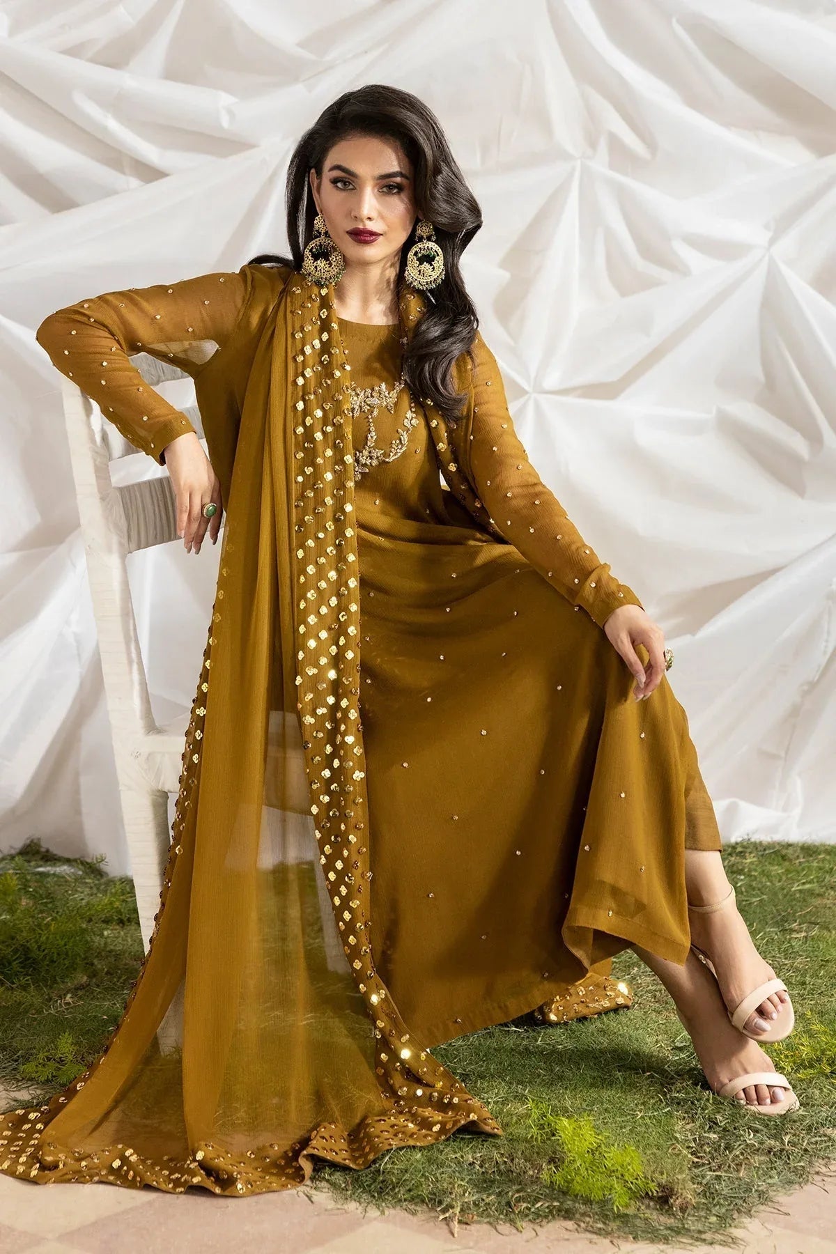 Charizma | Fumee Luxury Chiffon | CMA-5-046A - Aqsa Fabrics