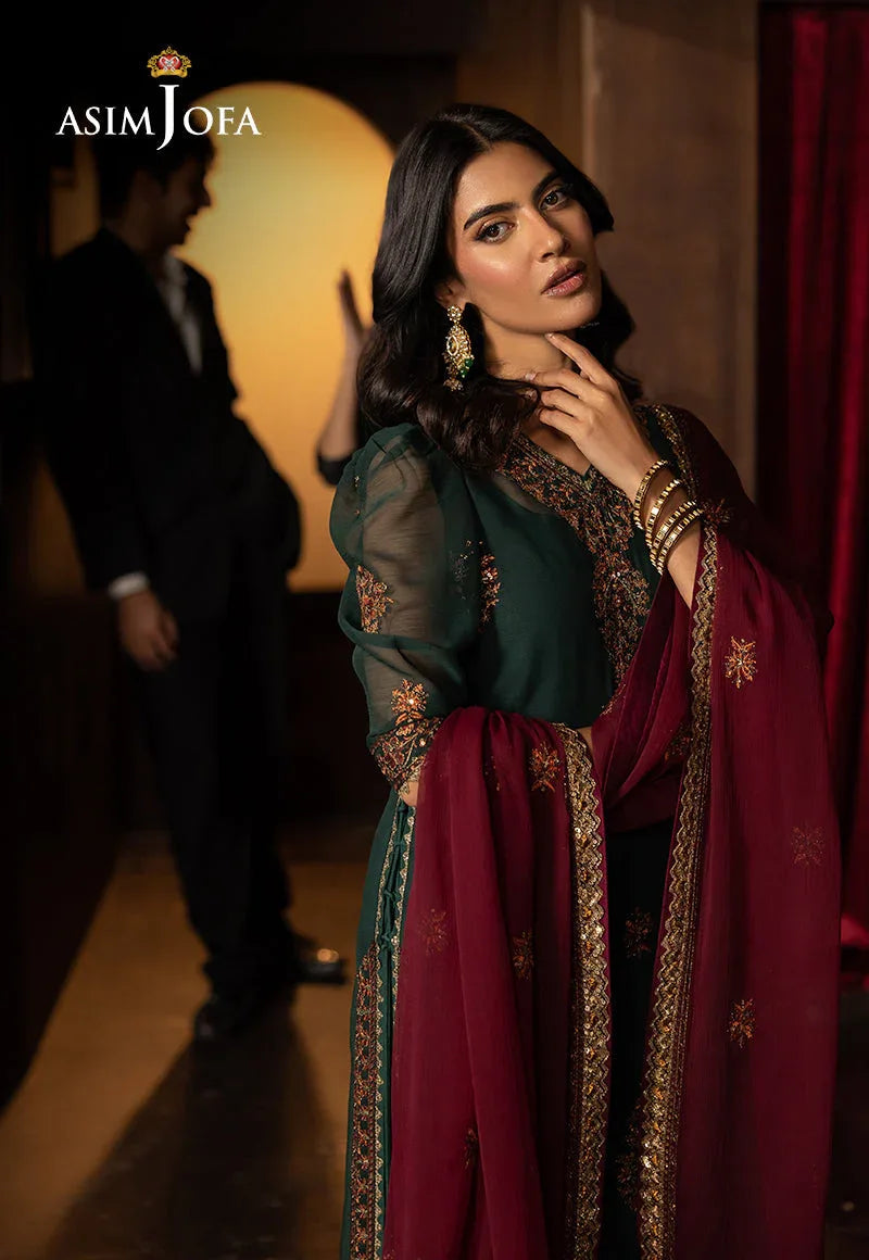 Asim Jofa | Luxury Festive Rejoice | AJLFF-02 - Aqsa Fabrics