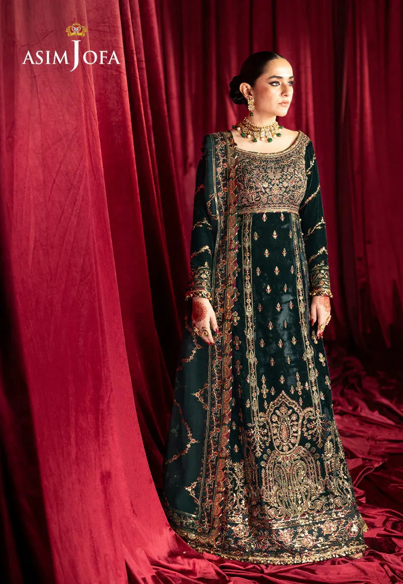 Asim Jofa | Makhmal Formals | AJMV-05 - Aqsa Fabrics